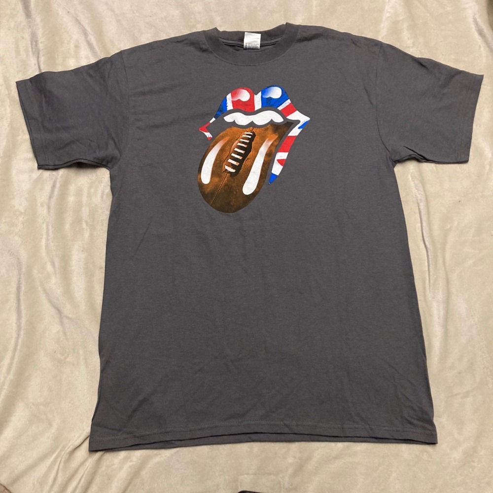 Rolling Stones A Bigger Bang 2006 Twickenham Tour T-Shirt Gray Large